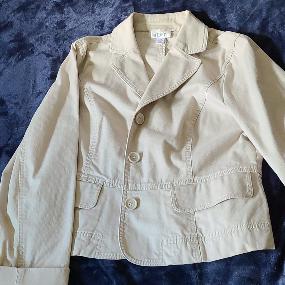 LOFT Cream Blazer